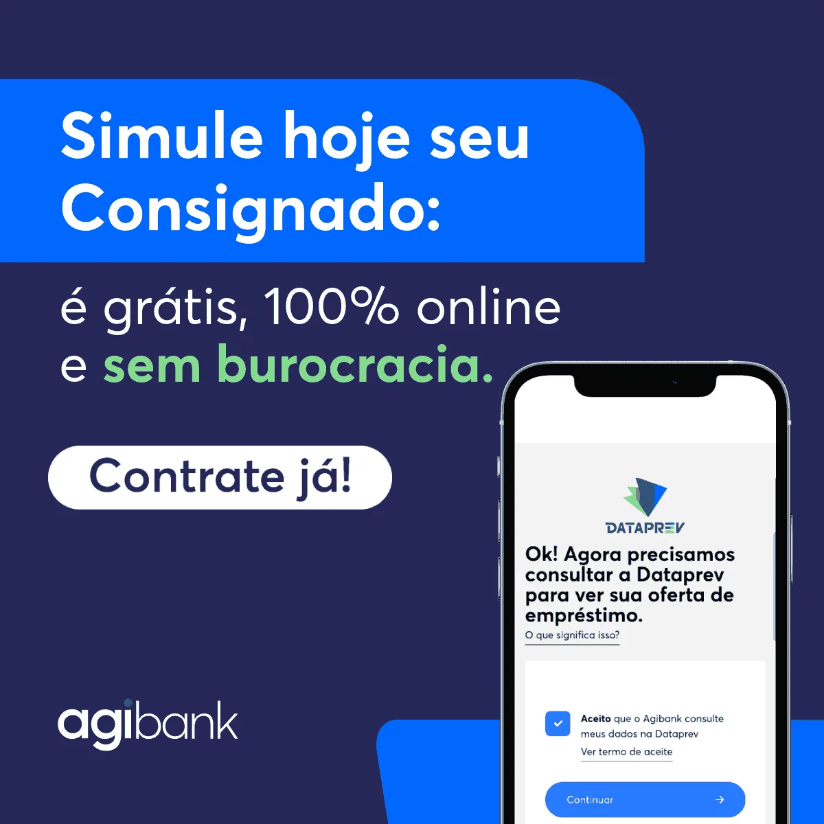 Imagem adicionando todas as infromações do consignado. 